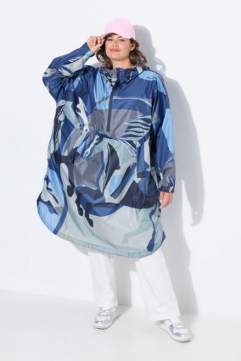 Moda za polnejše Jakna funkcionalna s kapuljačom plus velikost, xxl, Ulla Popken in Johann Popken (JP1880)