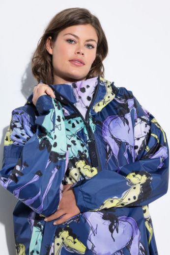 Moda za polnejše Jakna funkcionalna s kapuljačom plus velikost, xxl, Ulla Popken in Johann Popken (JP1880)