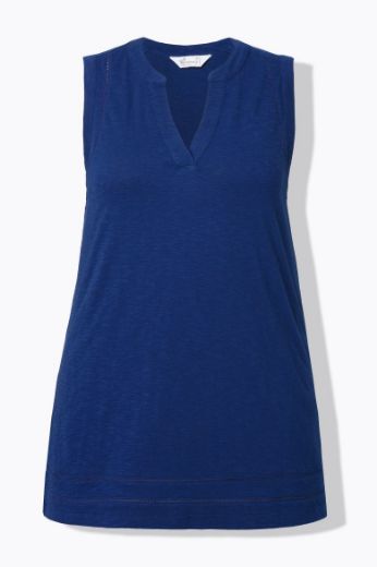 Moda za polnejše Majica top bez rukava A kroja plus velikost, xxl, Ulla Popken in Johann Popken (JP1880)