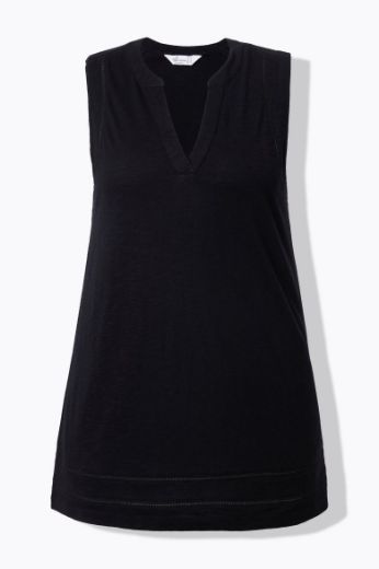 Moda za polnejše Majica top bez rukava A kroja plus velikost, xxl, Ulla Popken in Johann Popken (JP1880)