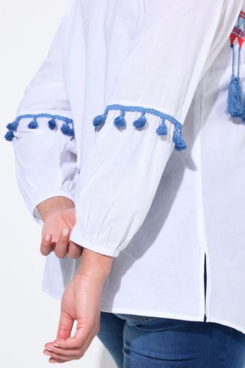 Moda za polnejše Košulja dugih rukava A kroja plus velikost, xxl, Ulla Popken in Johann Popken (JP1880)