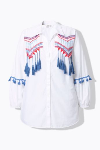Moda za polnejše Košulja dugih rukava A kroja plus velikost, xxl, Ulla Popken in Johann Popken (JP1880)