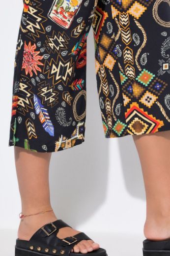 Moda za polnejše Hlače širokih skraćenih nogavica plus velikost, xxl, Ulla Popken in Johann Popken (JP1880)