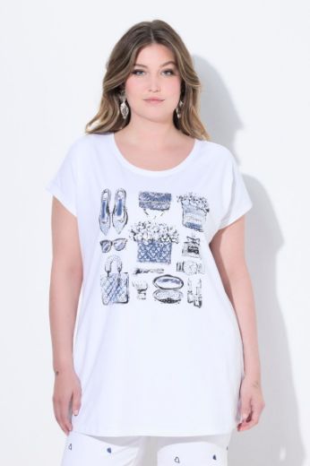 Moda za polnejše Majica kratkih rukava okruglog ovratnika plus velikost, xxl, Ulla Popken in Johann Popken (JP1880)