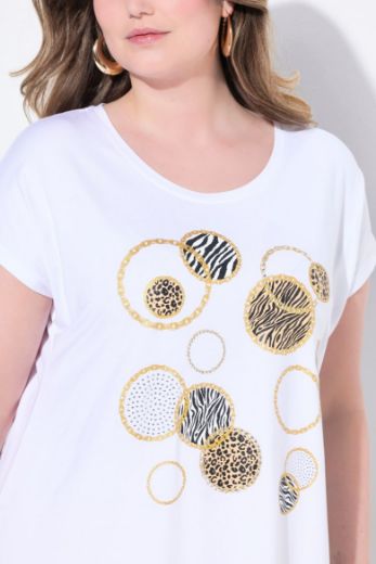 Moda za polnejše Majica kratkih rukava okruglog ovratnika plus velikost, xxl, Ulla Popken in Johann Popken (JP1880)