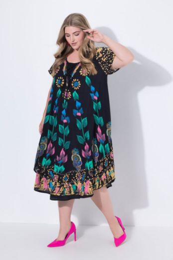 Moda za polnejše Haljina cvjetnog printa plus velikost, xxl, Ulla Popken in Johann Popken (JP1880)