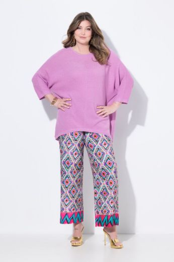Moda za polnejše Pulover 3/4 rukava šireg kroja plus velikost, xxl, Ulla Popken in Johann Popken (JP1880)