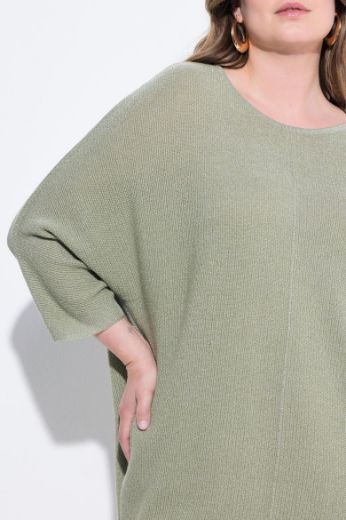 Moda za polnejše Pulover 3/4 rukava šireg kroja plus velikost, xxl, Ulla Popken in Johann Popken (JP1880)