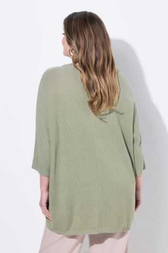 Moda za polnejše Pulover 3/4 rukava šireg kroja plus velikost, xxl, Ulla Popken in Johann Popken (JP1880)