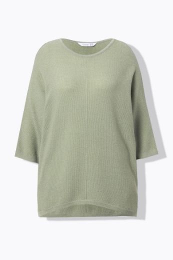 Moda za polnejše Pulover 3/4 rukava šireg kroja plus velikost, xxl, Ulla Popken in Johann Popken (JP1880)