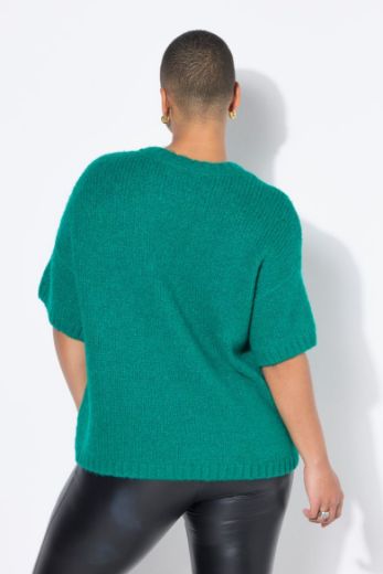Moda za polnejše Pulover polu rukava okruglog ovratnika plus velikost, xxl, Ulla Popken in Johann Popken (JP1880)