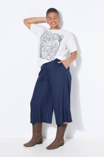 Moda za polnejše Hlače širokih skraćenih nogavica plus velikost, xxl, Ulla Popken in Johann Popken (JP1880)