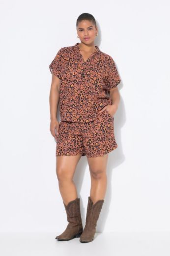 Moda za polnejše Bluza kratkih rukava od muslina plus velikost, xxl, Ulla Popken in Johann Popken (JP1880)