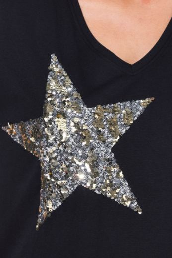Moda za polnejše Majica kratkih rukava V ovratnika plus velikost, xxl, Ulla Popken in Johann Popken (JP1880)