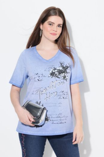 Moda za polnejše Majica kratkih rukava V ovratnika plus velikost, xxl, Ulla Popken in Johann Popken (JP1880)