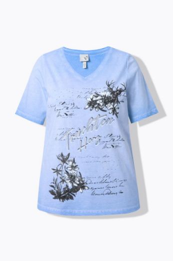 Moda za polnejše Majica kratkih rukava V ovratnika plus velikost, xxl, Ulla Popken in Johann Popken (JP1880)