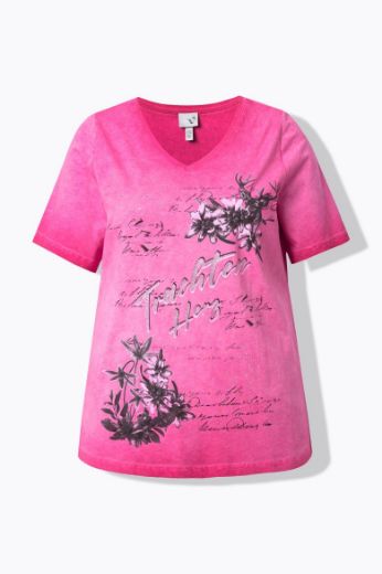 Moda za polnejše Majica kratkih rukava V ovratnika plus velikost, xxl, Ulla Popken in Johann Popken (JP1880)