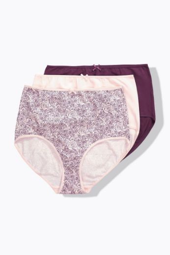 Moda za polnejše Gaćice maxi 3 komada plus velikost, xxl, Ulla Popken in Johann Popken (JP1880)