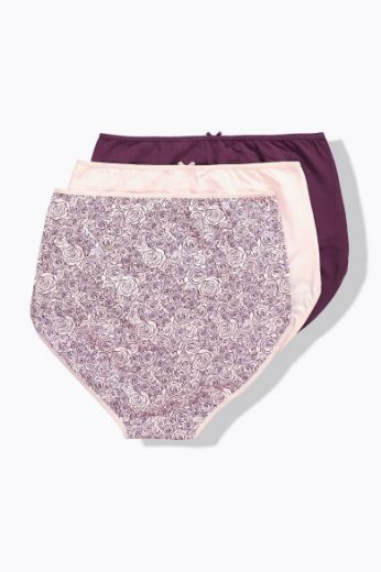 Moda za polnejše Gaćice maxi 3 komada plus velikost, xxl, Ulla Popken in Johann Popken (JP1880)