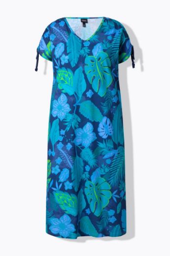 Moda za polnejše Haljina midi kratkih rukava A kroja plus velikost, xxl, Ulla Popken in Johann Popken (JP1880)