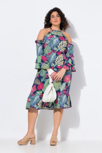 Moda za polnejše Haljina spuštenih ramena A kroja plus velikost, xxl, Ulla Popken in Johann Popken (JP1880)