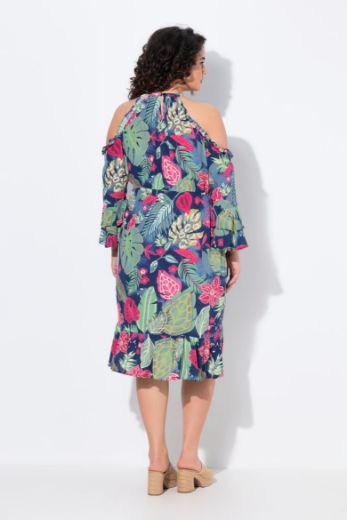 Moda za polnejše Haljina spuštenih ramena A kroja plus velikost, xxl, Ulla Popken in Johann Popken (JP1880)