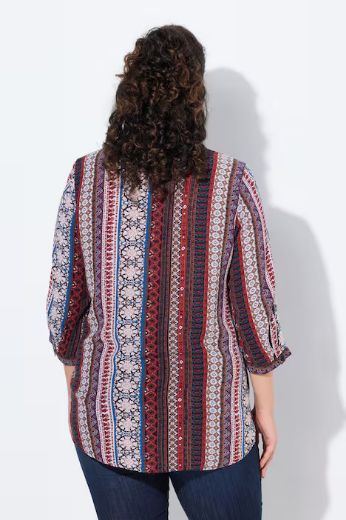 Moda za polnejše Tunika na kopčanje plus velikost, xxl, Ulla Popken in Johann Popken (JP1880)