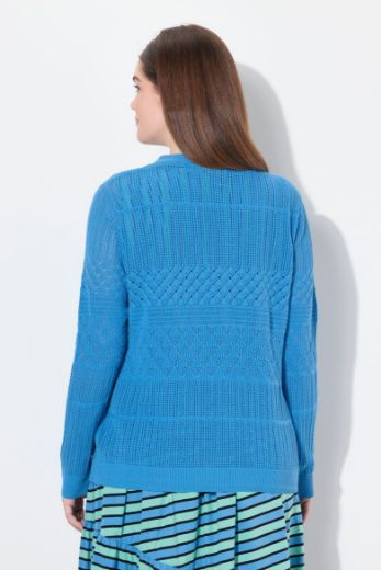 Moda za polnejše Kardigan dugih rukava V ovratnika plus velikost, xxl, Ulla Popken in Johann Popken (JP1880)