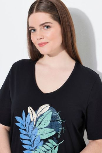 Moda za polnejše Majica kratkih rukava V ovratnika plus velikost, xxl, Ulla Popken in Johann Popken (JP1880)