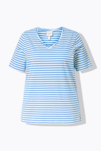 Moda za polnejše Majica kratkih rukava V ovratnika plus velikost, xxl, Ulla Popken in Johann Popken (JP1880)