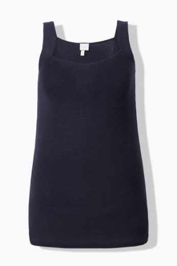 Moda za polnejše Majica bez rukava pletena plus velikost, xxl, Ulla Popken in Johann Popken (JP1880)