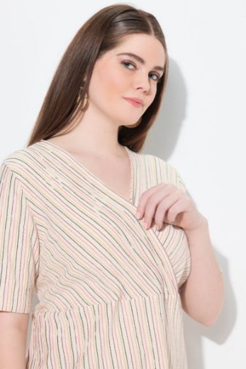 Moda za polnejše Majica kratkih rukava V ovratnika plus velikost, xxl, Ulla Popken in Johann Popken (JP1880)