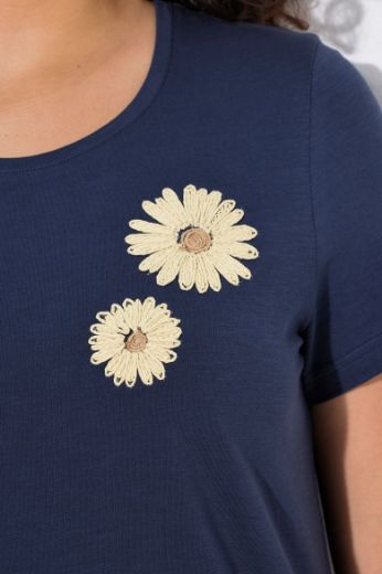 Moda za polnejše Majica kratkih rukava okruglog ovratnika plus velikost, xxl, Ulla Popken in Johann Popken (JP1880)