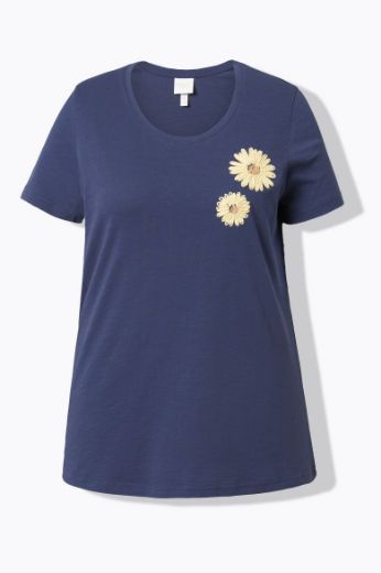 Moda za polnejše Majica kratkih rukava okruglog ovratnika plus velikost, xxl, Ulla Popken in Johann Popken (JP1880)