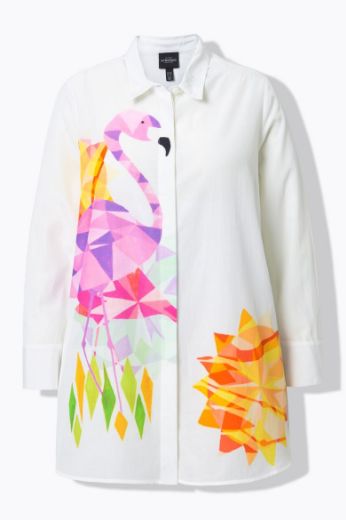 Moda za polnejše Bluza dugih rukava A kroja plus velikost, xxl, Ulla Popken in Johann Popken (JP1880)