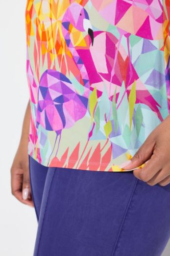 Moda za polnejše Majica kratkih rukava plus velikost, xxl, Ulla Popken in Johann Popken (JP1880)