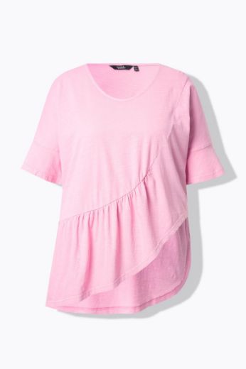 Moda za polnejše Majica kratkih rukava na volane plus velikost, xxl, Ulla Popken in Johann Popken (JP1880)