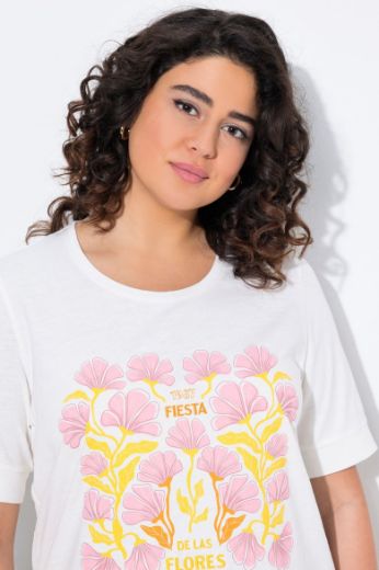 Moda za polnejše Majica kratkih rukava okruglog ovratnika plus velikost, xxl, Ulla Popken in Johann Popken (JP1880)