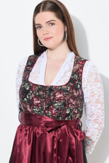 Moda za polnejše Haljina dirndl plus velikost, xxl, Ulla Popken in Johann Popken (JP1880)
