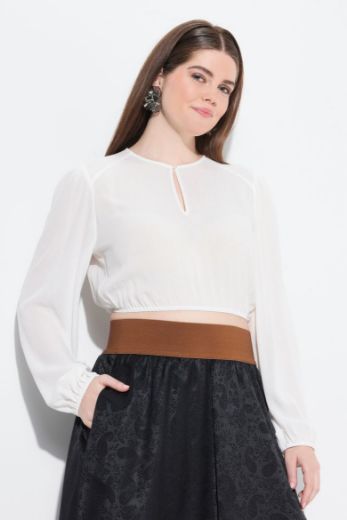 Moda za polnejše Bluza dirndl dugih rukava plus velikost, xxl, Ulla Popken in Johann Popken (JP1880)