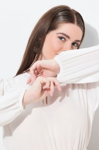 Moda za polnejše Bluza dirndl dugih rukava plus velikost, xxl, Ulla Popken in Johann Popken (JP1880)