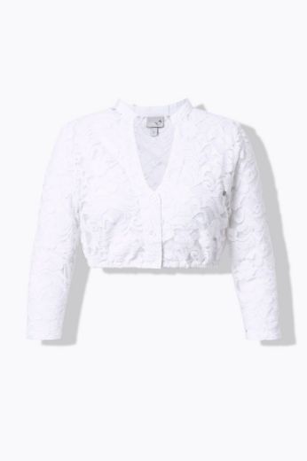 Moda za polnejše Bluza dirndl čipkasta plus velikost, xxl, Ulla Popken in Johann Popken (JP1880)