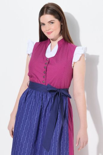 Moda za polnejše Bluza dirndl kratkih rukava plus velikost, xxl, Ulla Popken in Johann Popken (JP1880)