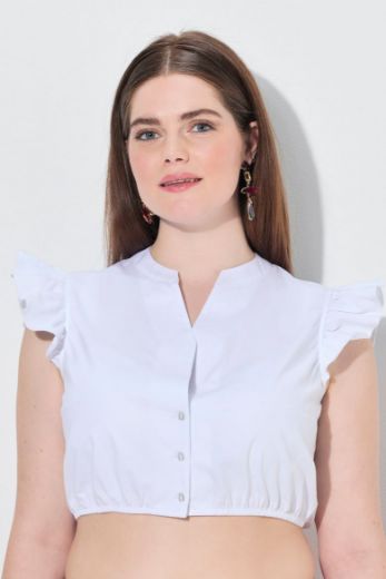 Moda za polnejše Bluza dirndl kratkih rukava plus velikost, xxl, Ulla Popken in Johann Popken (JP1880)