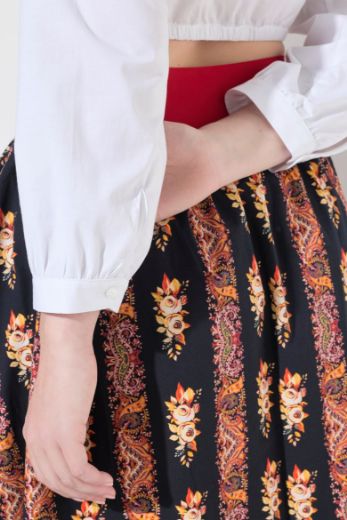 Moda za polnejše Bluza dirndl dugih rukava plus velikost, xxl, Ulla Popken in Johann Popken (JP1880)