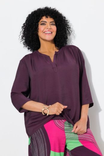 Moda za polnejše Bluza 3/4 rukava šireg kroja plus velikost, xxl, Ulla Popken in Johann Popken (JP1880)