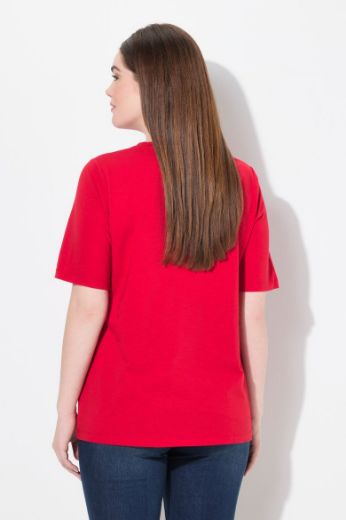 Moda za polnejše Majica kratkih rukava V ovratnika plus velikost, xxl, Ulla Popken in Johann Popken (JP1880)