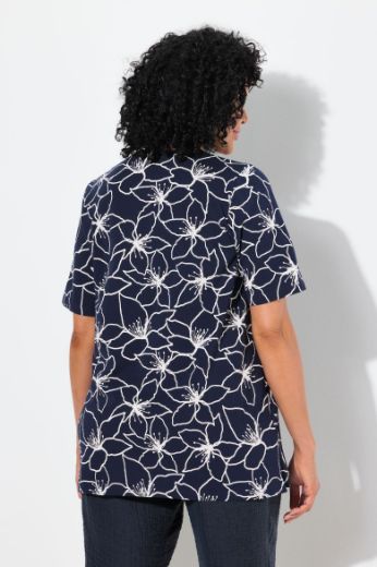 Moda za polnejše Majica kratkih rukava A kroja plus velikost, xxl, Ulla Popken in Johann Popken (JP1880)