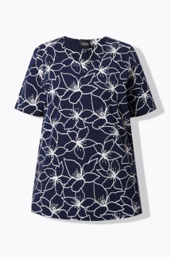 Moda za polnejše Majica kratkih rukava A kroja plus velikost, xxl, Ulla Popken in Johann Popken (JP1880)