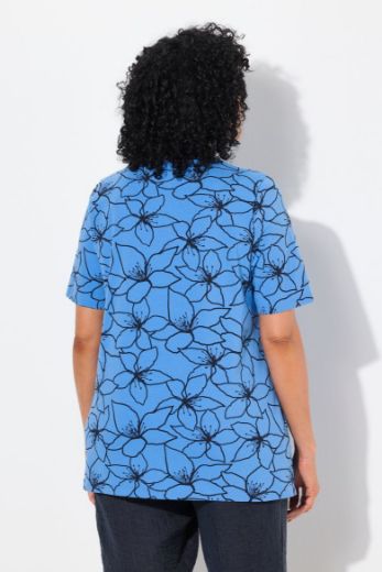 Moda za polnejše Majica kratkih rukava A kroja plus velikost, xxl, Ulla Popken in Johann Popken (JP1880)